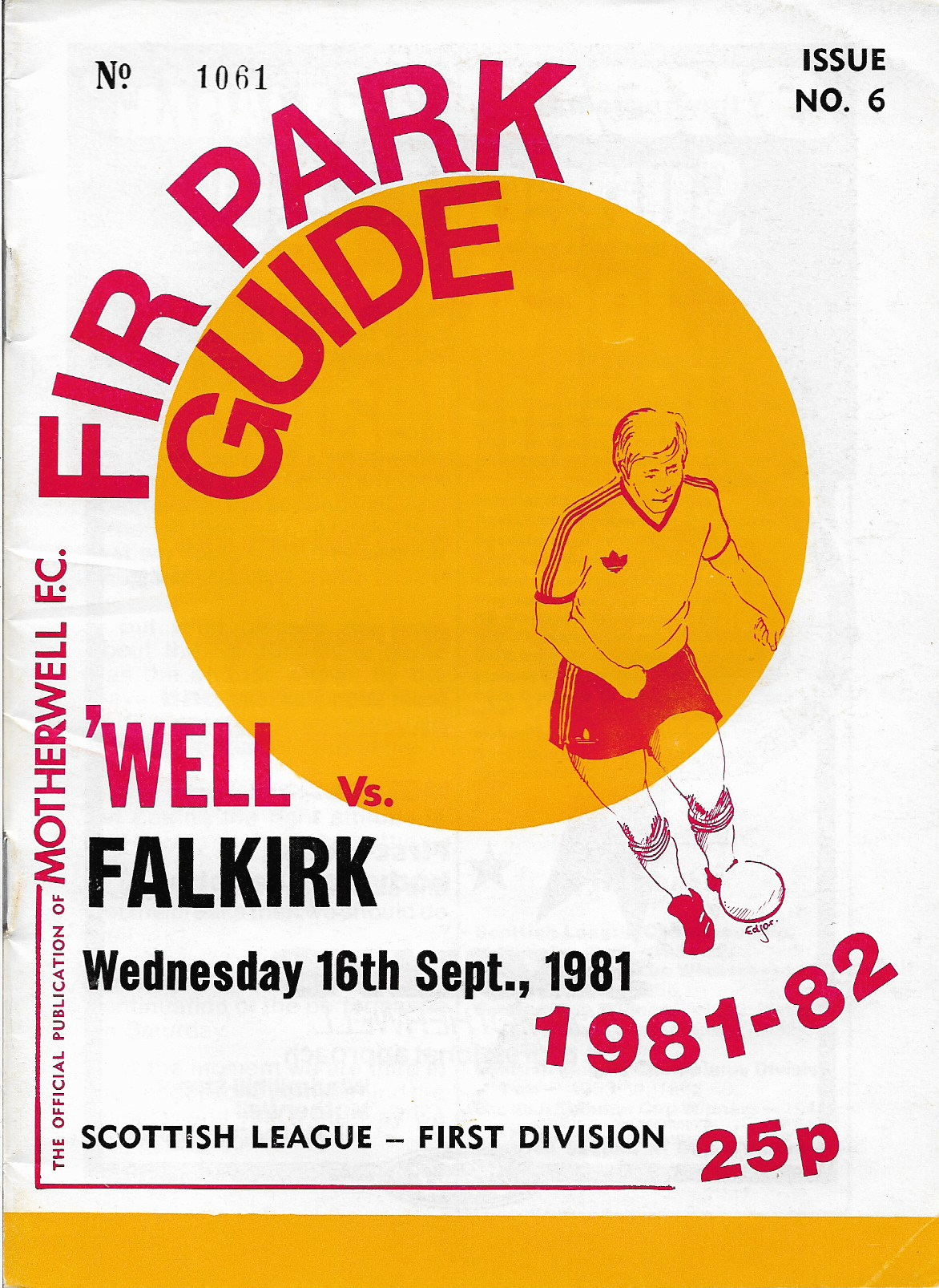 Programme Cover versus Falkirk