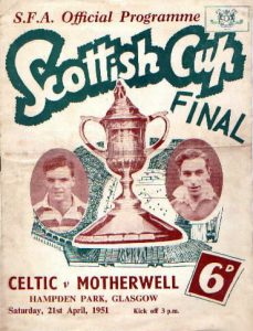 1951 Scottish Cup Final Programme