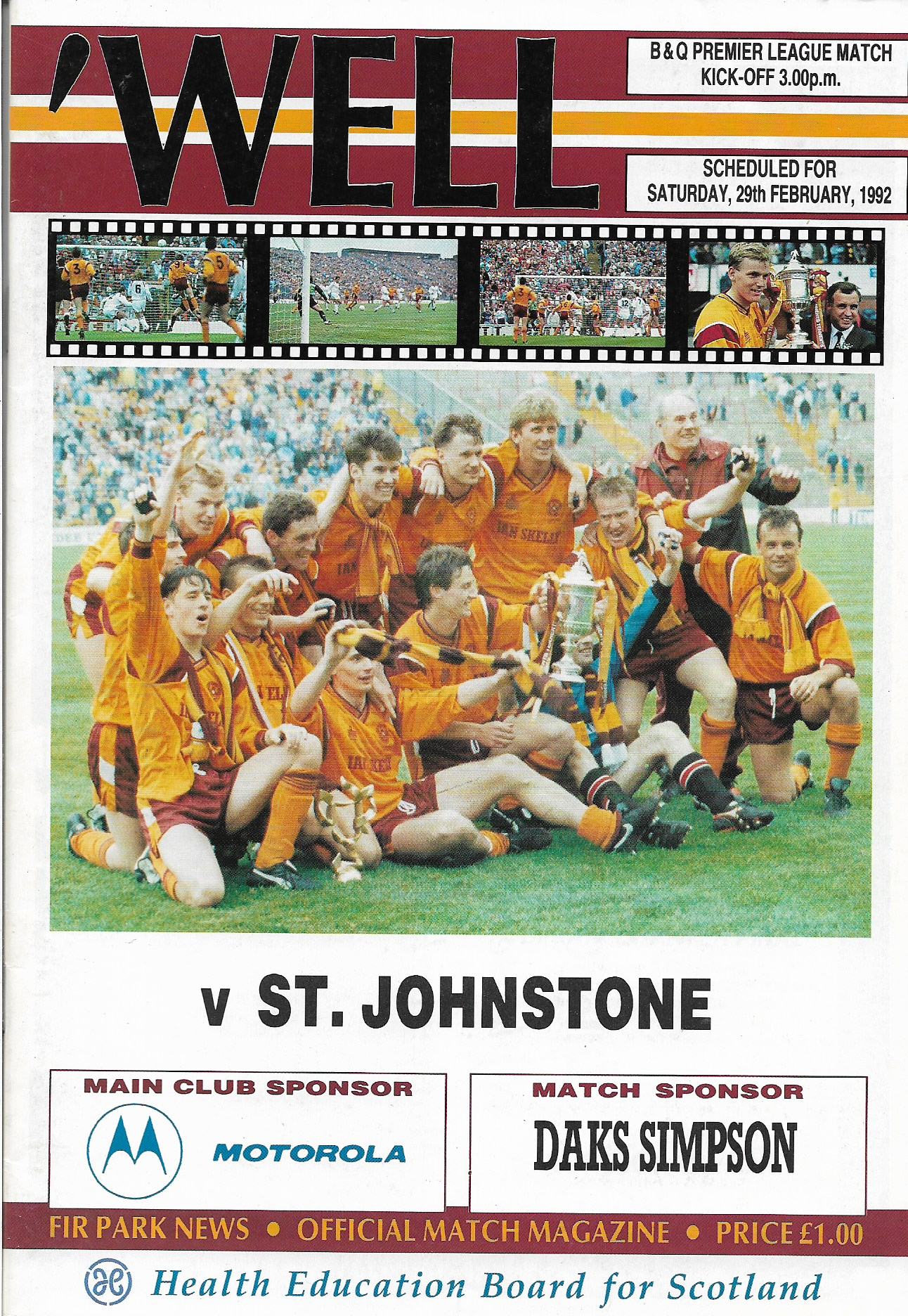 Programme Cover