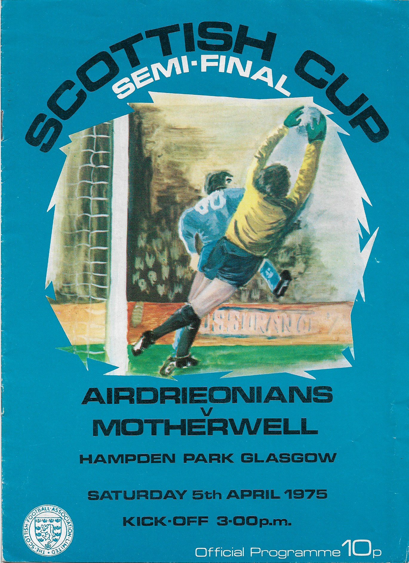 Programme Cover versus Airdrieonians