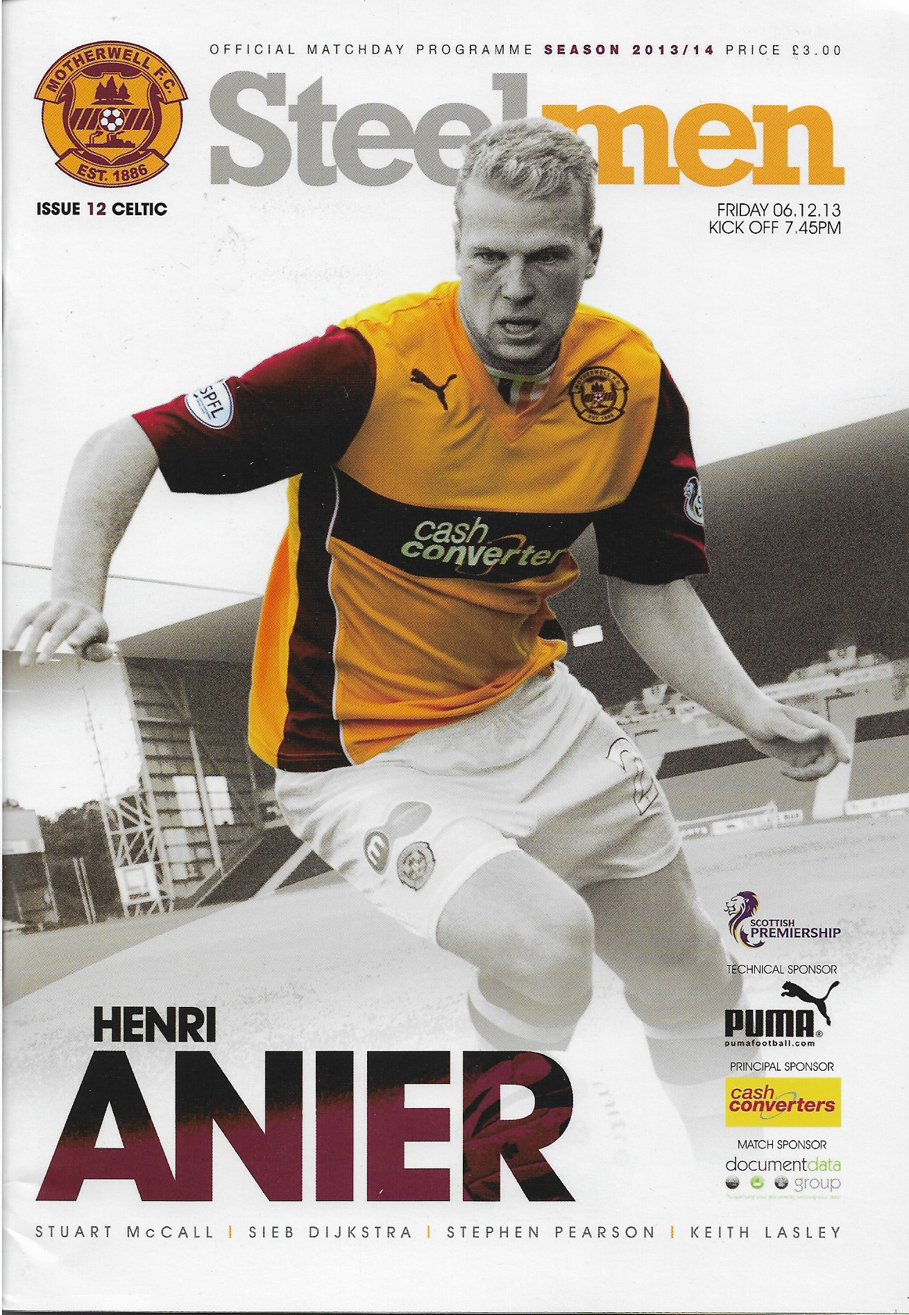 Programme Cover 2013/14