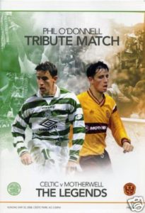 Phil O'Donnell Tribute match programme cover
