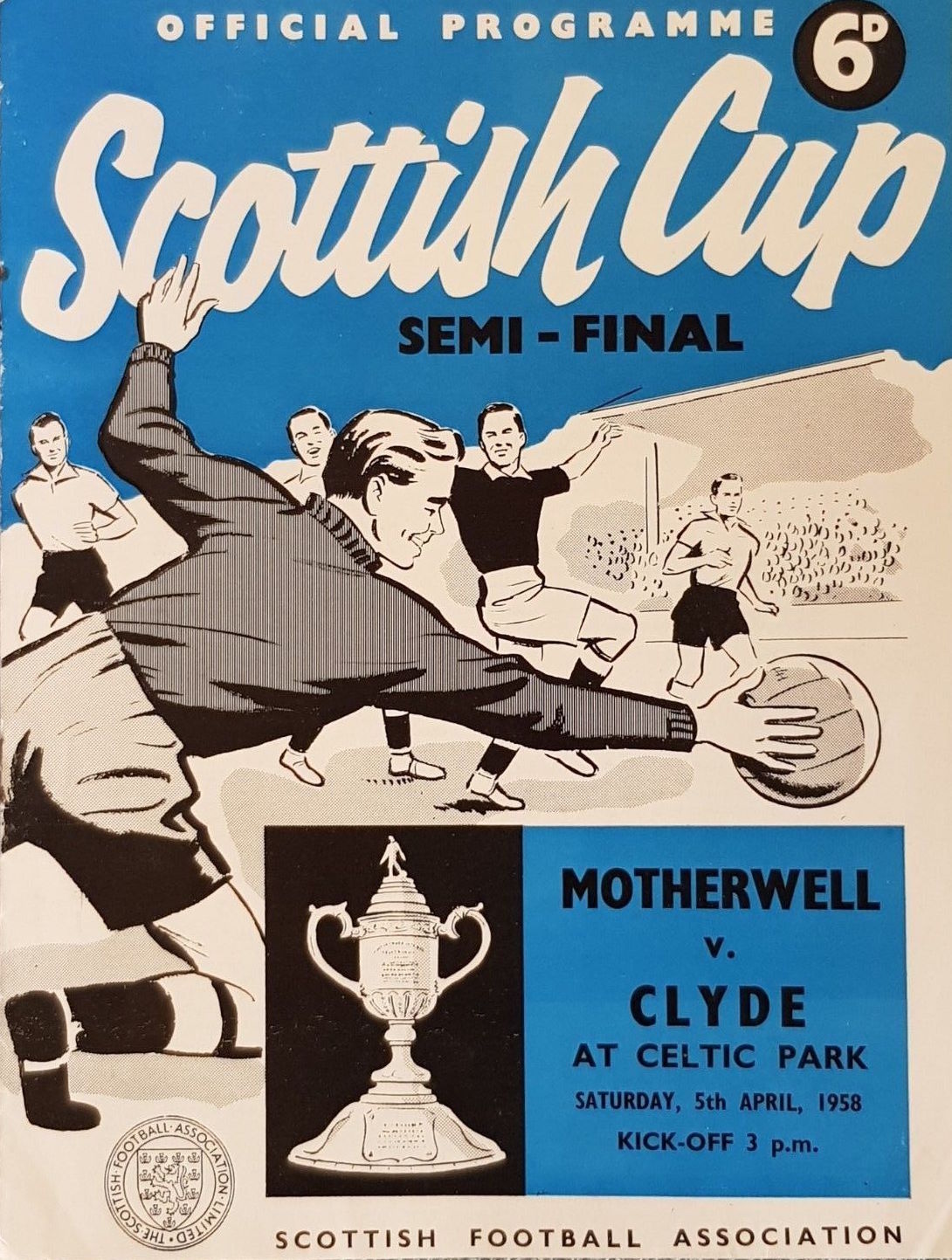 versus Clyde Scottish Cup Semi Final Programme Cover