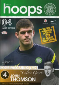 versus Celtic Programme Cover