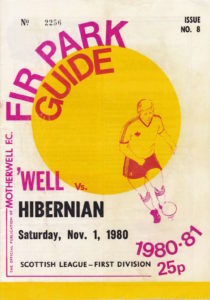versus Hibernian Programme Cover
