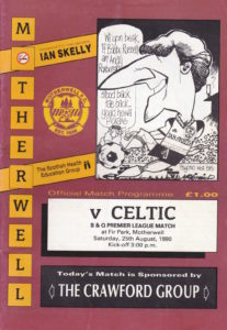 versus Celtic Programme Cover