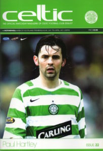versus Celtic Programme Cover
