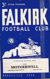 versus Falkirk Programme Cover