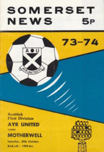 versus Ayr United Programme Cover