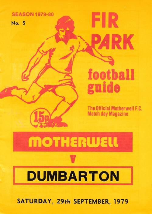 versus Dumbarton Programme Cover
