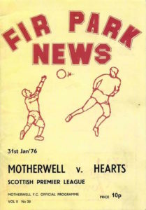 versus Hearts Programme Cover
