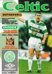 versus Celtic Programme Cover
