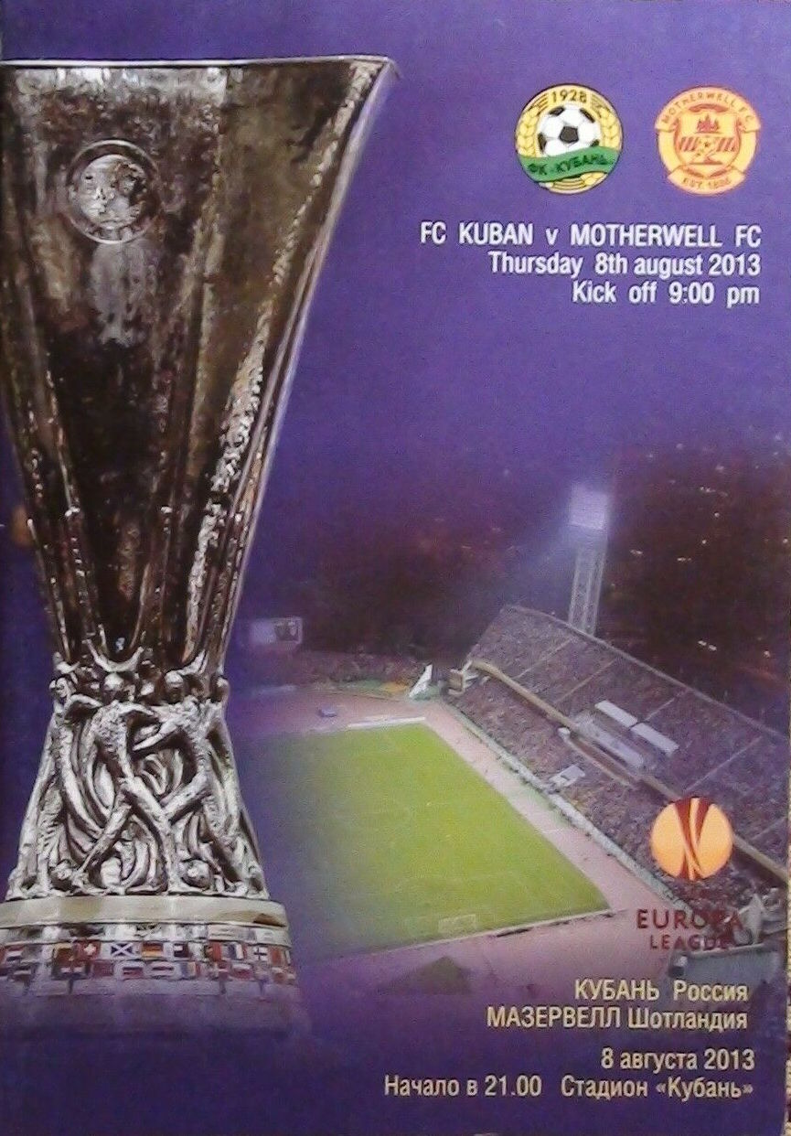 versus Kuban Krasnodar Programme Cover