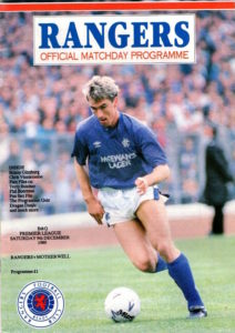 versus Rangers Programme Cover