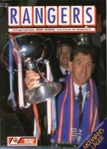versus Rangers Programme Cover