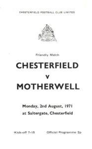 versus Chesterfield Programme Cover