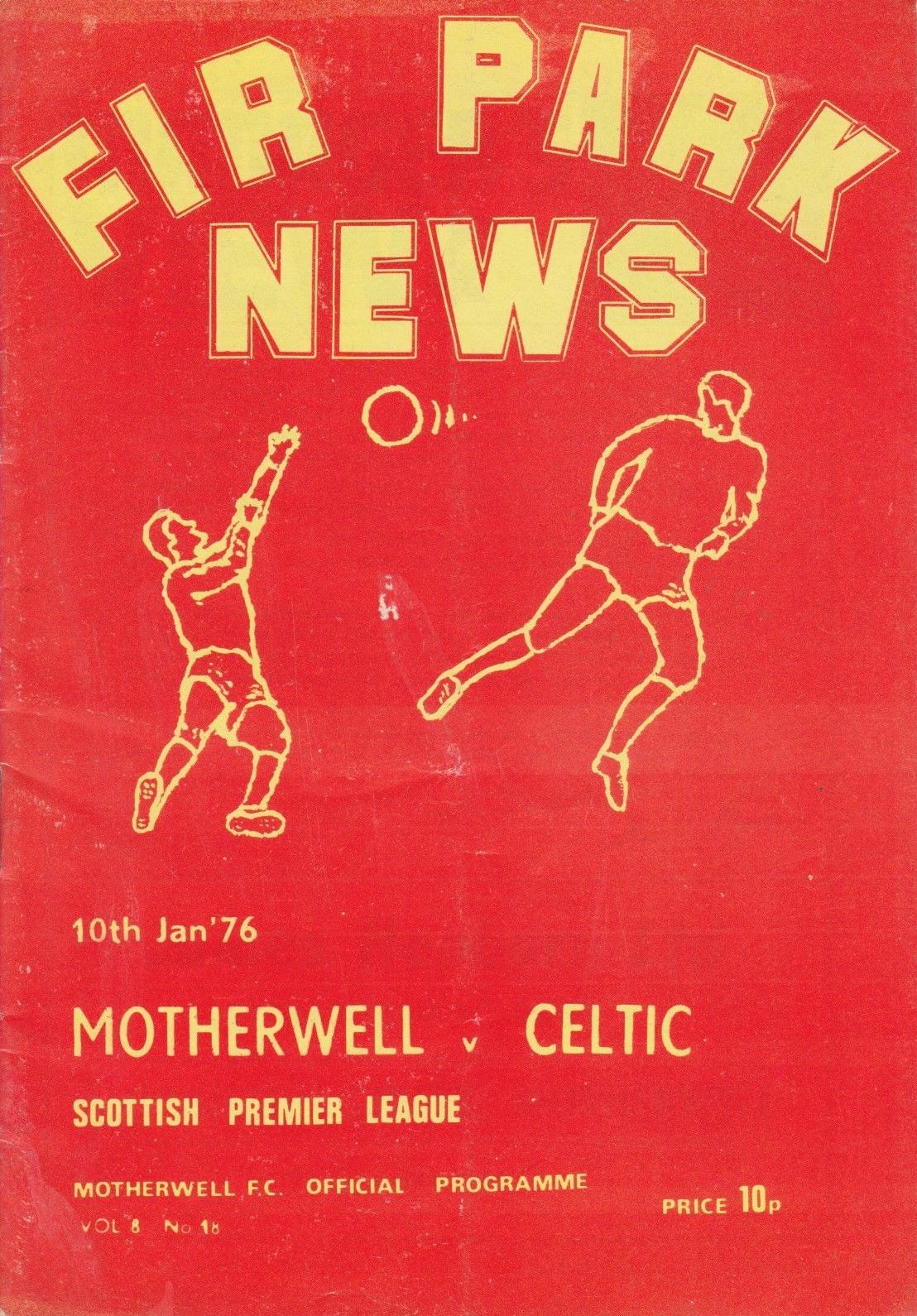 versus Celtic Programme Cover