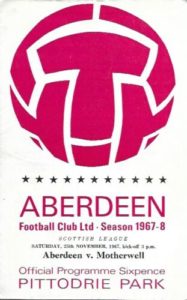 versus Aberdeen Programme Cover