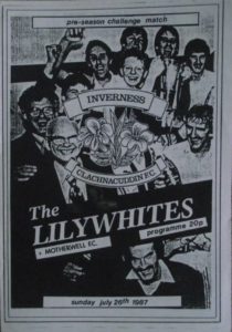 versus Inverness Clachnacuddin Programme Cover