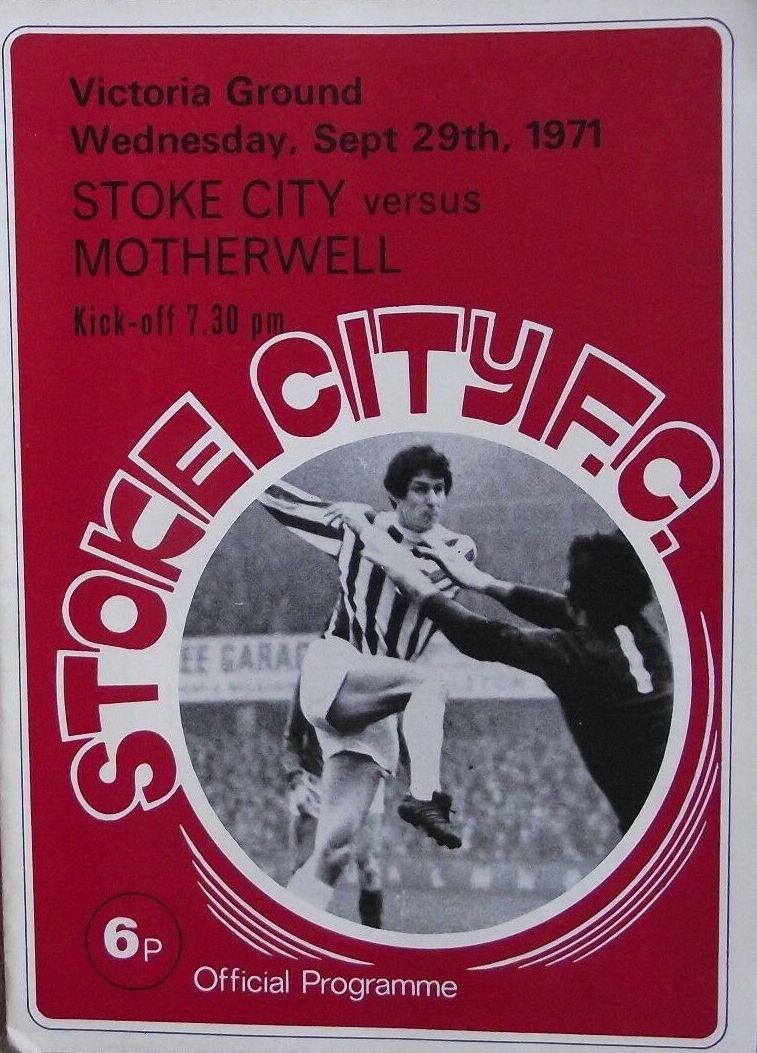 versus Stoke City Programme Cover
