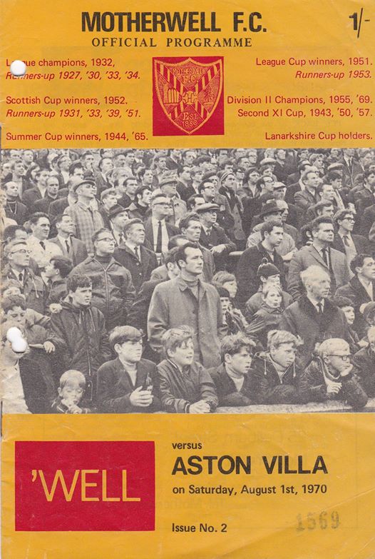 versus Aston Villa Programme Cover