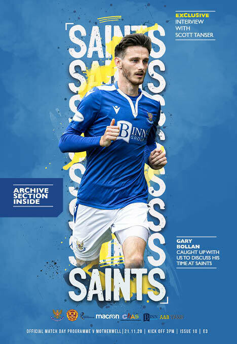 versus St Johnstone Programme Cover