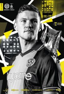 versus Inverness Caledonian Thistle Programme Cover - League Cup