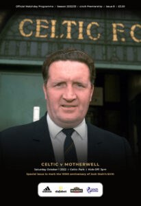 vs Celtic Programme Cover