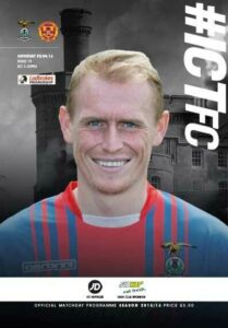 versus Inverness Caledonian Thistle Programme Cover