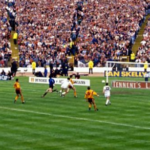 Darren Jackson manages to hit a late leveller to take the game into extra time.