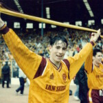 Phil O'Donnell enjoying the cup win.