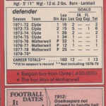 TOPPS Scottish Footballers 1979 (Red Back)