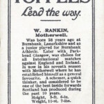 Willie Rankin Filshill Footballers