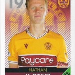 Nathan McGinley Topps Sticker 2021/22